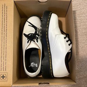 1461 BEX SMOOTH LEATHER OXFORD SHOES (WHITE)